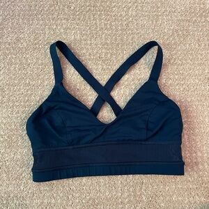 Blue Lululemon bra, size 6